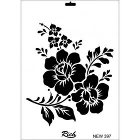 Rich New Seri N-397 35x25 cm Stencil