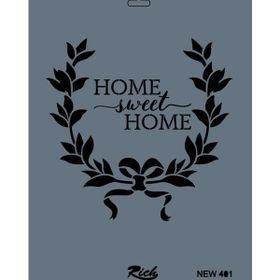 Rich New Seri N-401 35x25 cm Stencil