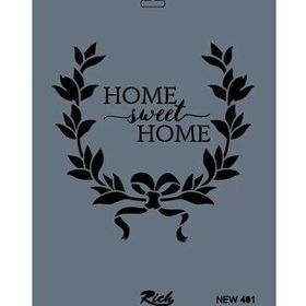 Rich New Seri N-401 35x25 cm Stencil