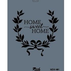Rich New Seri N-401 35x25 cm Stencil