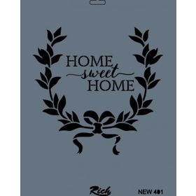 Rich New Seri N-401 35x25 cm Stencil