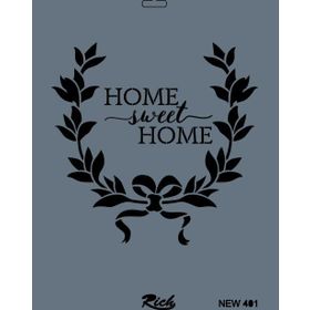 Rich New Seri N-401 35x25 cm Stencil