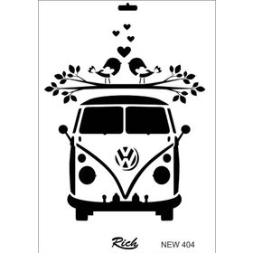 Rich New Seri N-404 25x35 cm Stencil