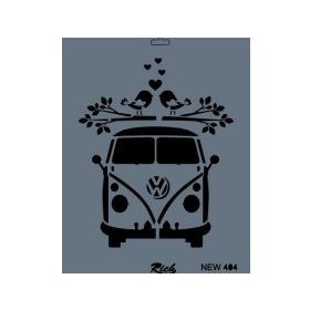 Rich New Seri N-404 25x35 cm Stencil