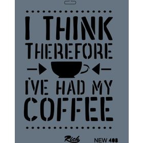 Rich New Seri N-408 25x35 cm Stencil
