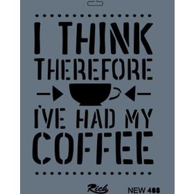 Rich New Seri N-408 25x35 cm Stencil