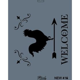 Rich New Seri N-416 25x35 cm Stencil