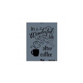 Rich New Seri N 418 35x25 cm Stencil