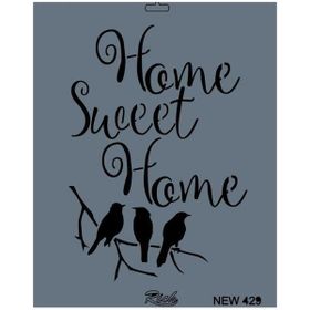 Rich New Seri N-429 35x25 cm Stencil