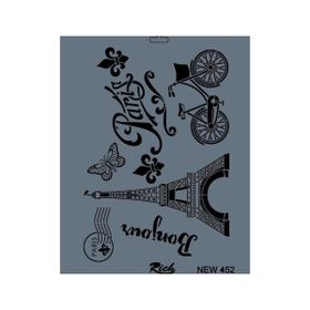 Rich New Seri N-452 35x25 cm Stencil