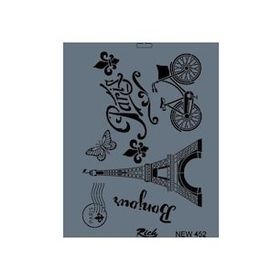 Rich New Seri N-452 35x25 cm Stencil