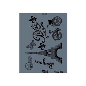 Rich New Seri N-452 35x25 cm Stencil
