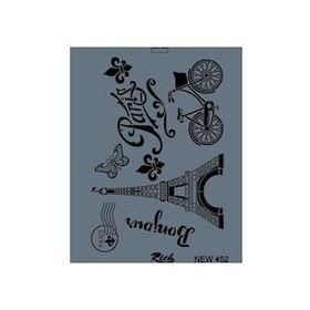 Rich New Seri N-452 35x25 cm Stencil