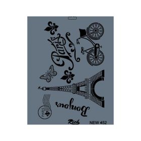 Rich New Seri N-452 35x25 cm Stencil