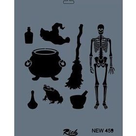 Rich New Seri N-459 35x25 cm Stencil