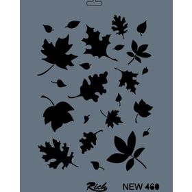 Rich New Seri N-460 35x25 cm Stencil