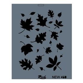 Rich New Seri N-460 35x25 cm Stencil
