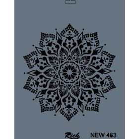 Rich New Seri N-463 35x25 cm Stencil