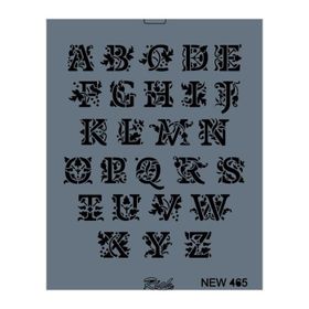 Rich New Seri N-465 35x25 cm Stencil