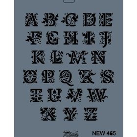 Rich New Seri N-465 35x25 cm Stencil