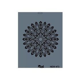 Rich New Seri N-473 35x25 cm Stencil