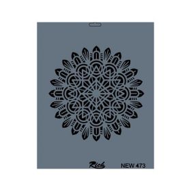 Rich New Seri N-473 35x25 cm Stencil