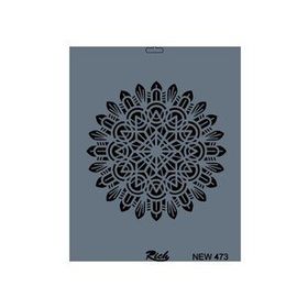 Rich New Seri N-473 35x25 cm Stencil