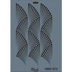 Rich New Seri N-572 35 x 25 cm Stencil
