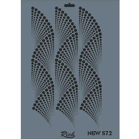 Rich New Seri N-572 35 x 25 cm Stencil