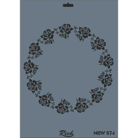 Rich New Seri N-574 35x25 cm Stencil