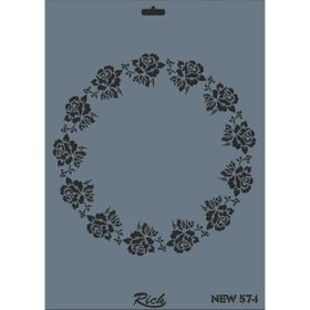 Rich New Seri N-574 35x25 cm Stencil