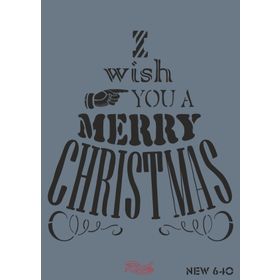 Rich New Seri N-640 35x25 cm Stencil