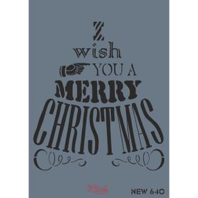 Rich New Seri N-640 35x25 cm Stencil