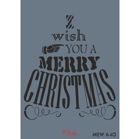 Rich New Seri N-640 35x25 cm Stencil