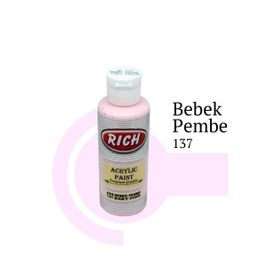 Rich No:137 Bebek Pembe 130ml Akrilik Boya