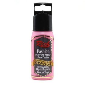 Rich Opak Boyutlu Pembe 60 cc Boncuk Boya