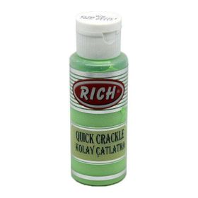 Rich Quick Crackle 70 cc Elma Yeşili Kolay Çatlatma Boyası