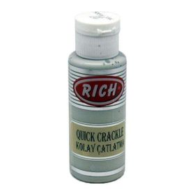 Rich Quick Crackle Kolay 70 cc Gri Çatlatma Boyası