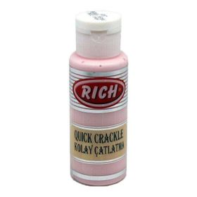 Rich Quick Crackle Kolay Pudra Pembe 70 cc Çatlatma Boyası