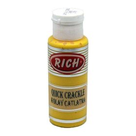 Rich Quick Crackle Kolay Sarı 70 cc Çatlatma Boyası