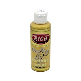 Rich Sarı 130ml Akrilik Ahşap Metalik Boya