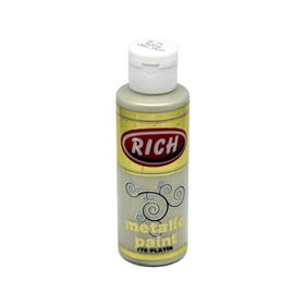 Rich Sarı 130ml Akrilik Ahşap Metalik Boya