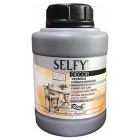 Rich Selfy Decor 1250 cc Royal Gri Vernikli Mobilya Boyası