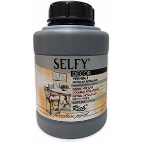 Rich Selfy Decor 1250 cc Royal Gri Vernikli Mobilya Boyası