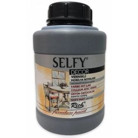 Rich Selfy Decor 1250 cc Royal Gri Vernikli Mobilya Boyası