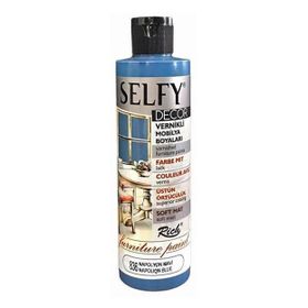 Rich Selfy Decor 240 cc Napolyon Mavi Vernikli Mobilya Boyası