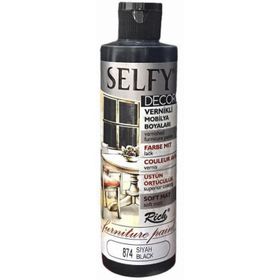 Rich Selfy Decor Siyah 240 cc Vernikli Boya