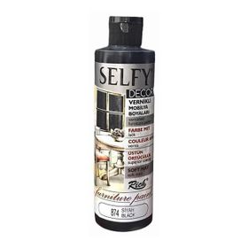Rich Selfy Decor Siyah 240 cc Vernikli Boya