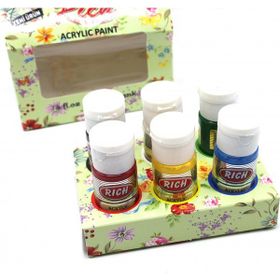 Rich Seti 30ml 6lı Akrilik Boya