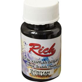 Rich Siyah 3013 Opak 50 cc Kumaş Boyası